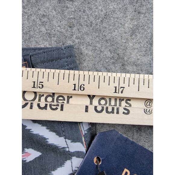 Roark Board Shorts Mens 30 Gray Yellow Geometric The Chiller Beni Outdoor Active - Picture 16 of 16